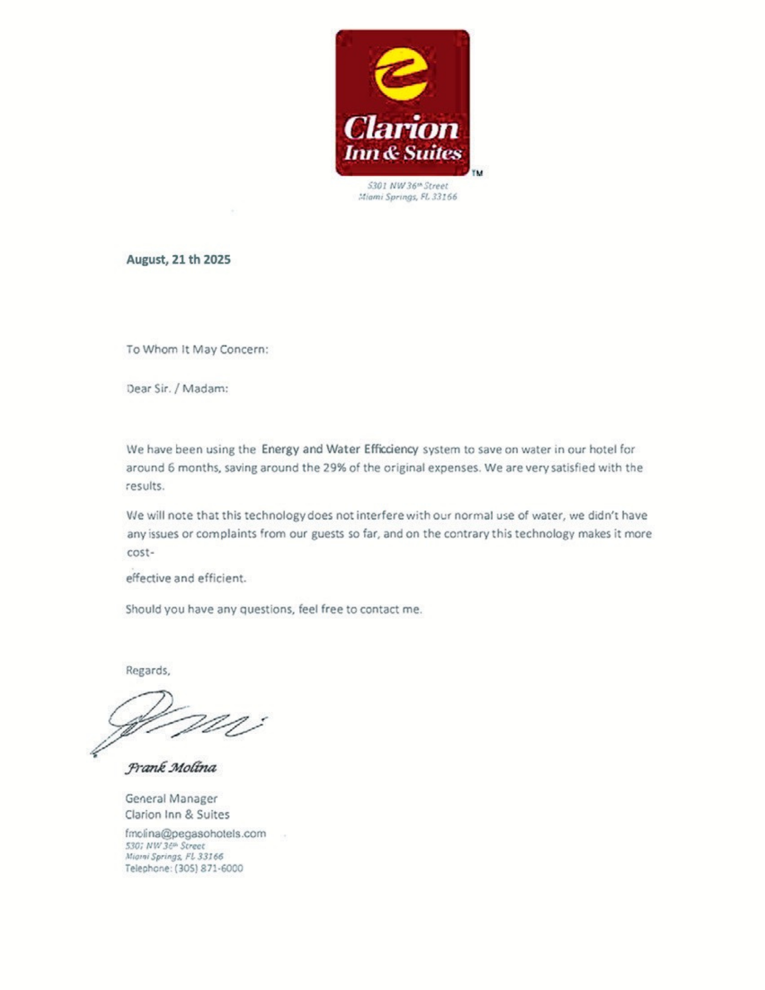 Customer testimonial 3